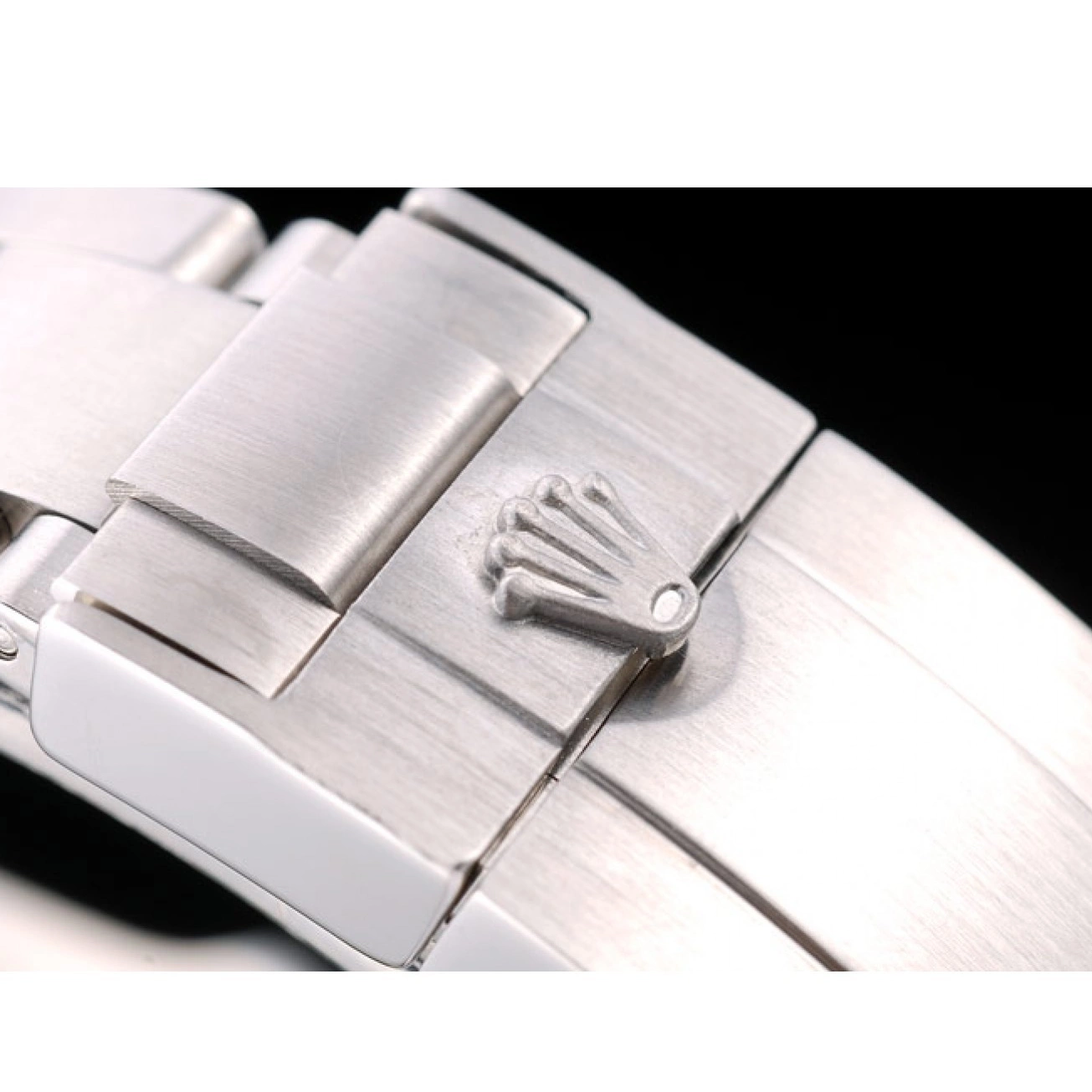 Rolex aaa copy Watch Steel Stainless Rolex Explorer Bezel Dial White 0624
